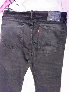 Levi's Men's Skinny Jeans in Black Wash